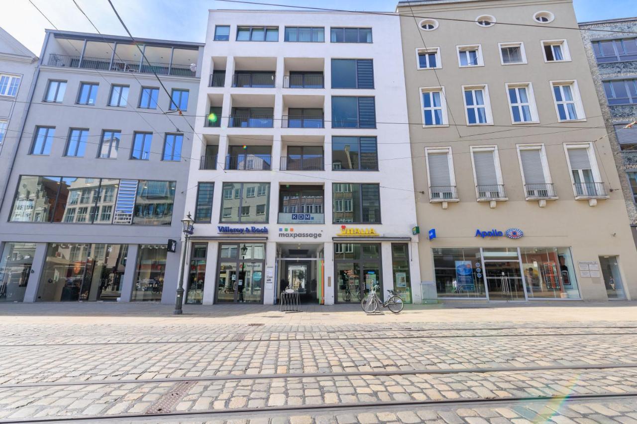 Global Living - Design Apartment I Rathausplatz I Beamer I Ac I Kitchen I אוגסבורג מראה חיצוני תמונה